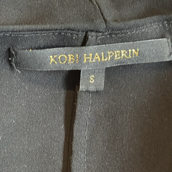 Kobi Halperin sz S Black Layered silk Blouse great pre owned condition - Picture 6 of 7